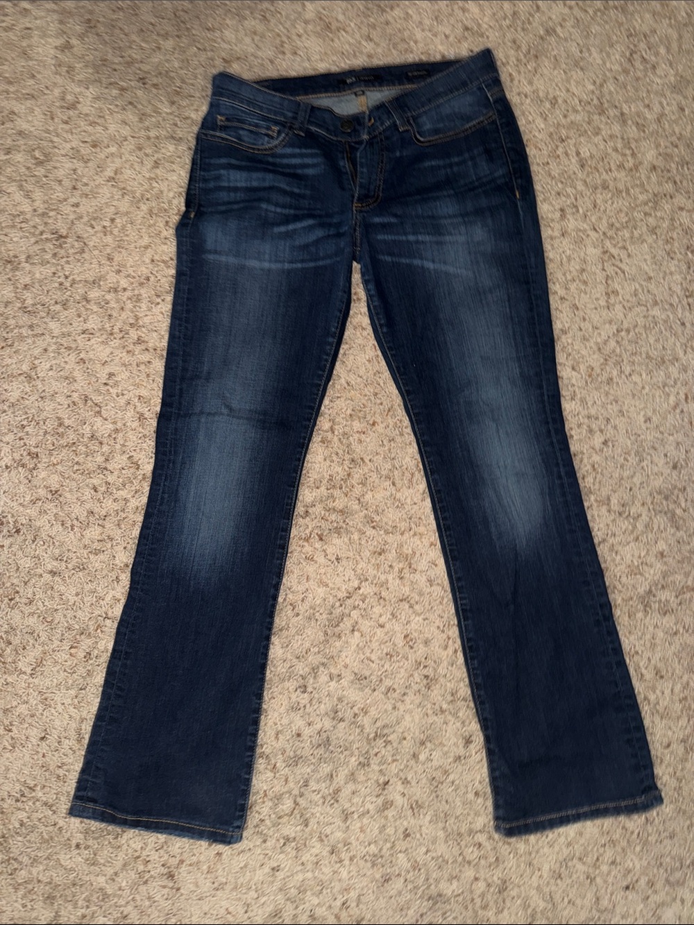 BKE Women's Dark Blue Boot-Cut Jeans